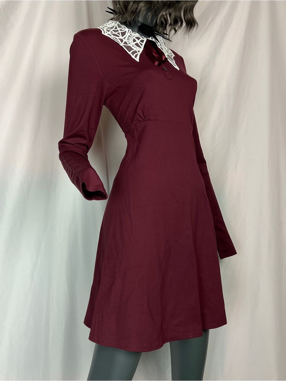 Killstar Crimson Wine Charmed School Girl Dress